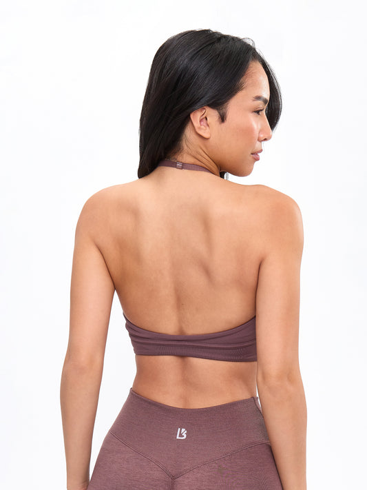 Sultry Sports Bra - Mocha Berry