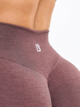 Thumbnail 4 of Snatched Seamless Legging - Mocha Berry, 4 of 6