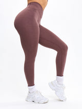 Thumbnail 6 of Snatched Seamless Legging - Mocha Berry, 6 of 6