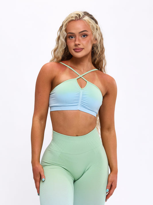 Wonder Seamless Sports Bra - Honeydew Ombre