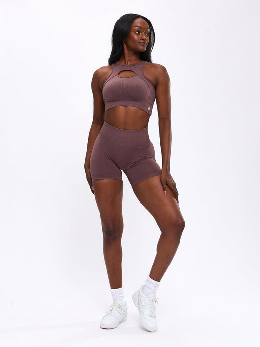 Form Seamless Short 5" - Mocha Berry