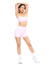 Thumbnail 5 of Ivy Wrap Sports Bra - Pink Gingham, 5 of 5