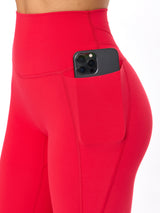 Thumbnail 6 of Legacy Pocket Legging - Salsa Red, 6 of 7