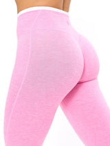 Thumbnail 2 of Dream Heather Contrast Legging - Pink Sugar, 2 of 8