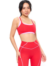 Thumbnail 5 of Story Sports Bra - Salsa Red, 5 of 7