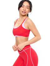 Thumbnail 6 of Story Sports Bra - Salsa Red, 6 of 7