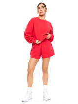 Thumbnail 4 of Story Cloud Pullover - Salsa Red, 4 of 5