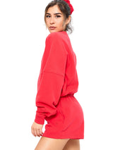 Thumbnail 2 of Story Cloud Pullover - Salsa Red, 2 of 5