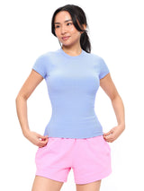 Thumbnail 5 of Nimbus Rib Tee - Rainwater Blue, 5 of 5