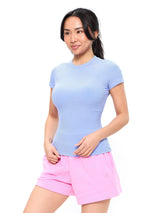 Thumbnail 1 of Nimbus Rib Tee - Rainwater Blue, 1 of 5