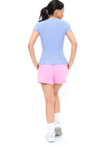 Thumbnail 4 of Nimbus Rib Tee - Rainwater Blue, 4 of 5