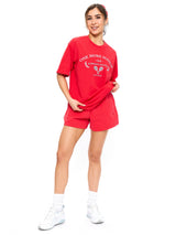 Thumbnail 3 of Match Short Sleeve Tee - Salsa Red, 3 of 4