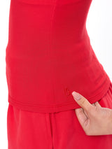 Thumbnail 4 of Nimbus Rib Tee - Salsa Red, 4 of 5
