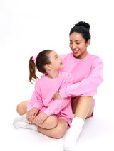 Thumbnail 2 of Mini Cloud Pullover - Pink Sugar, 2 of 6