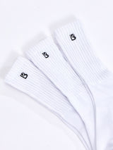 Thumbnail 4 of 3 Pack Scrunch Socks - White, 4 of 5