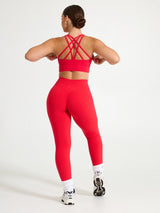 Thumbnail 4 of Aggressive Scrunch Legging - Salsa Red, 4 of 5
