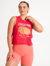 Thumbnail 1 of Market Crop Tank - Salsa Red, 1 of 4
