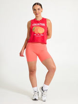Thumbnail 2 of Market Crop Tank - Salsa Red, 2 of 4