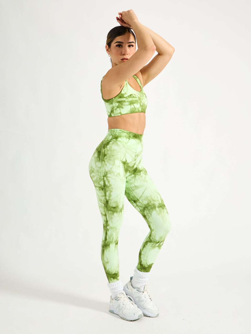 Aggressive Scrunch Legging - Honeydew Tie Dye