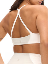 Thumbnail 2 of Aurora Sports Bra - Bone and Ivory, 2 of 6