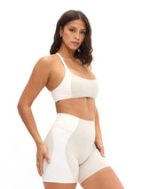 Thumbnail 5 of Aurora Sports Bra - Bone and Ivory, 5 of 6