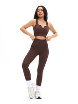Thumbnail 5 of Ribbed Seamless Crop - Coffee, 5 of 5