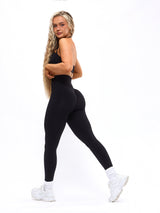 Thumbnail 7 of Waterfall Seamless Legging - Black, 7 of 7