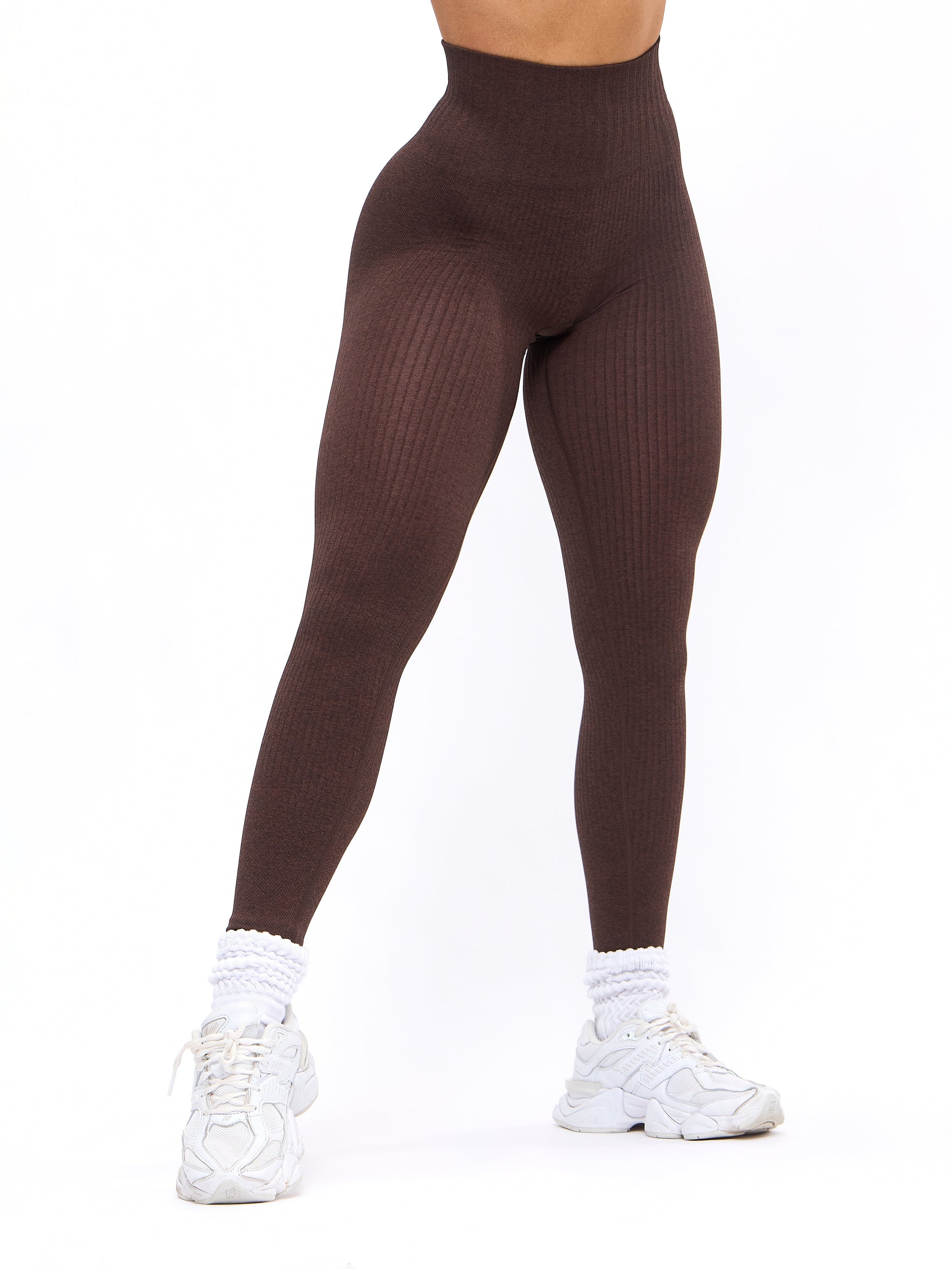 Waterfall Seamless Legging - Coffee
