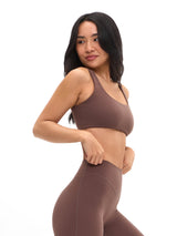 Thumbnail 2 of Double Dip Butter Sports Bra - Grounds, 2 of 4