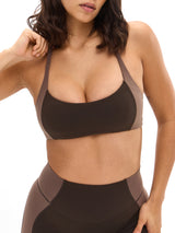 Thumbnail 1 of Aurora Sports Bra - Cold Brew and Grounds, 1 of 5