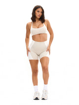 Thumbnail 3 of Aurora Sports Bra - Bone and Ivory, 3 of 6