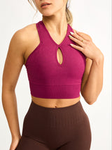 Thumbnail 1 of Sphynx Seamless Sports Bra - Empire Rose, 1 of 4