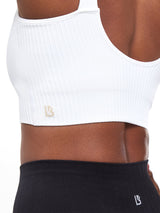 Thumbnail 5 of Ribbed Seamless Crop - White, 5 of 6