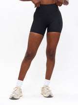 Thumbnail 4 of Material Girl Ribbed Short 6" - Onyx Black, 4 of 6