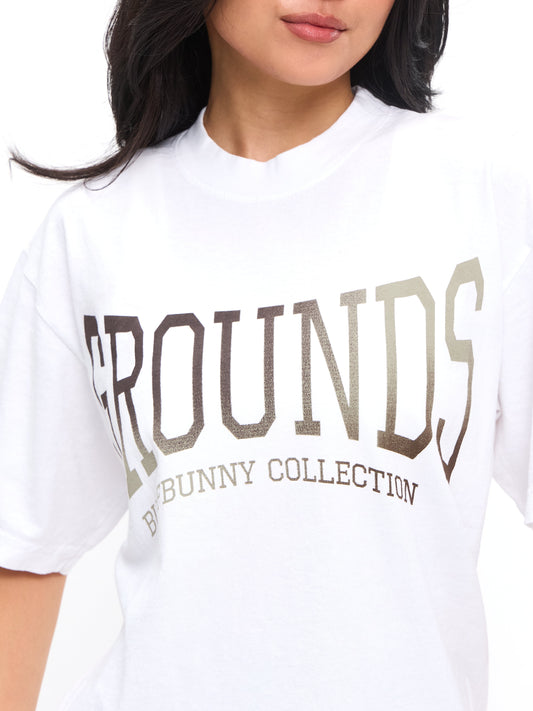 Grounds Tee - White