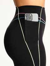 Thumbnail 3 of Everyday Airbrush Pocket Legging - Black Multi, 3 of 6