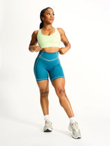 Thumbnail 3 of Airbrush Maraschino Sports Bra - Lima Bean, 3 of 5