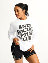 Thumbnail 1 of Social LS Tee - White, 1 of 4