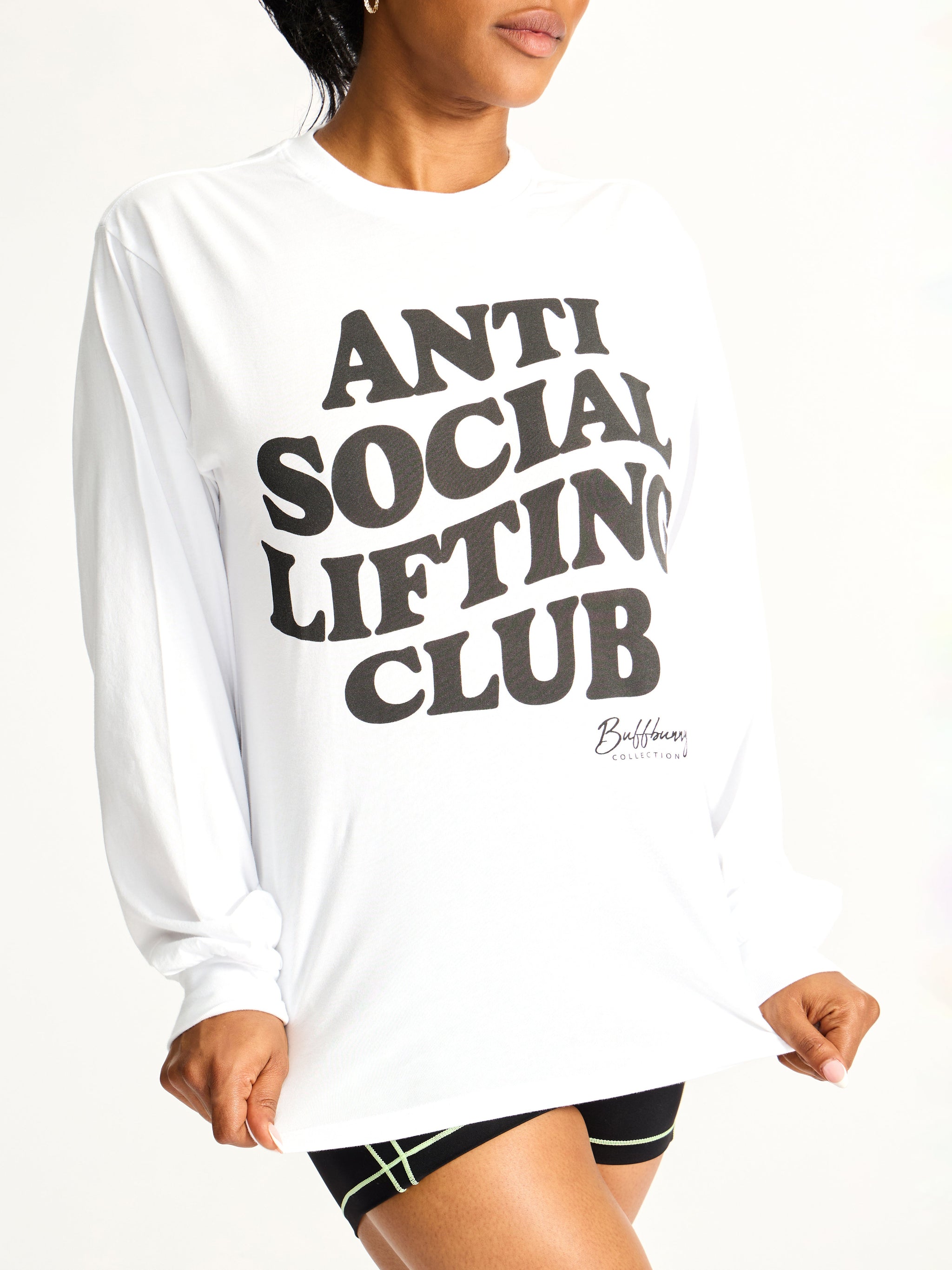 Social LS Tee - White