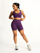 Thumbnail 4 of Everyday Airbrush Pocket Short 7" - Eggplant Purple, 4 of 5