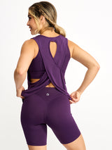 Thumbnail 2 of Halo Iris Tank - Eggplant Purple, 2 of 5