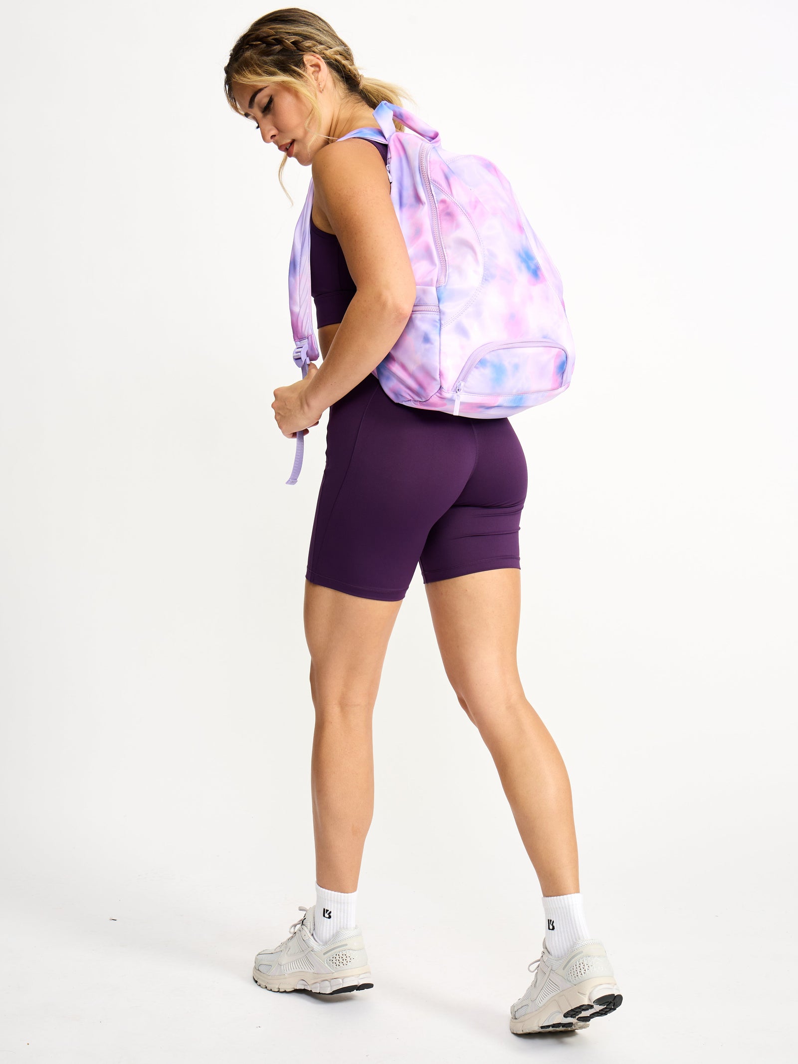 Game Changer Backpack - Purple Swirl Print