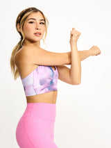 Thumbnail 2 of Revolution Candy Sports Bra - Purple Swirl Print, 2 of 4