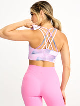 Thumbnail 4 of Revolution Candy Sports Bra - Purple Swirl Print, 4 of 4