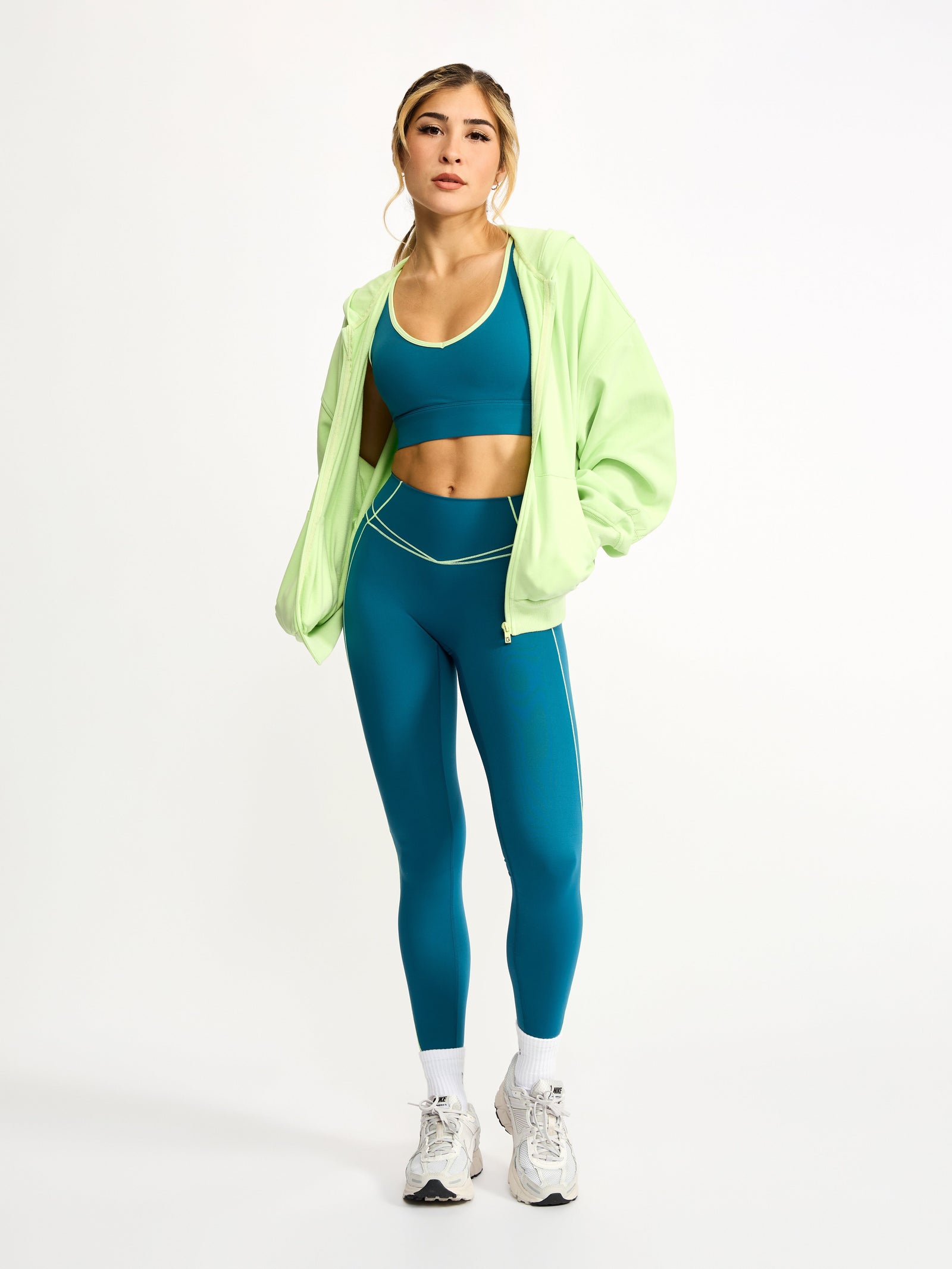 Everyday Airbrush Pocket Legging - Nile Multi