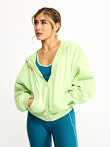 Thumbnail 5 of Full Zip Cloud Hoodie - Lima Bean, 5 of 6