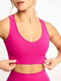 Airbrush Maraschino Sports Bra - Pharoah