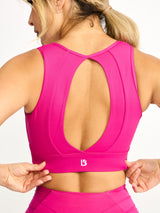Thumbnail 2 of Airbrush Maraschino Sports Bra - Pharoah, 2 of 5