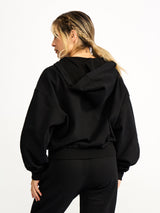 Thumbnail 4 of Full Zip Cloud Hoodie - Onyx Black, 4 of 5