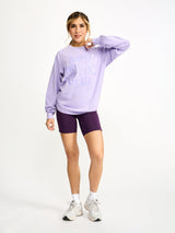 Thumbnail 4 of Social LS Tee - Frosted Purple, 4 of 5